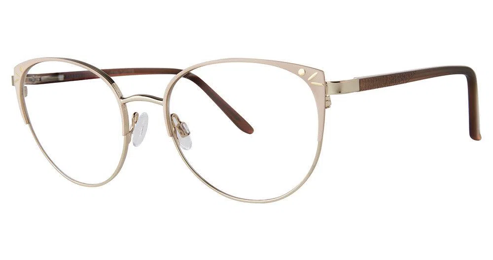 Daisy Fuentes DFAlejandra Eyeglasses - Almond/gold - view 2